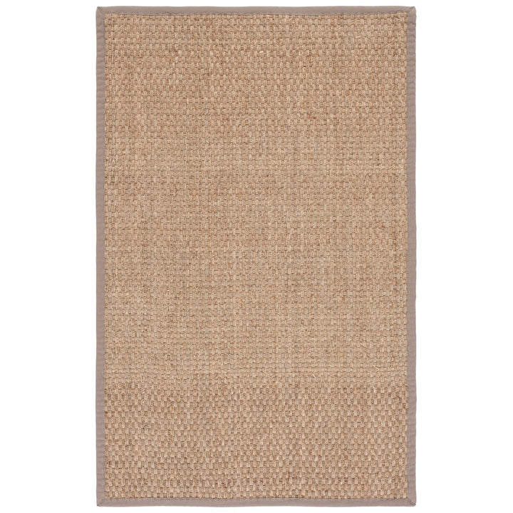 SAFAVIEH Natural Fiber NF114P Natural / Grey Rug Image 8