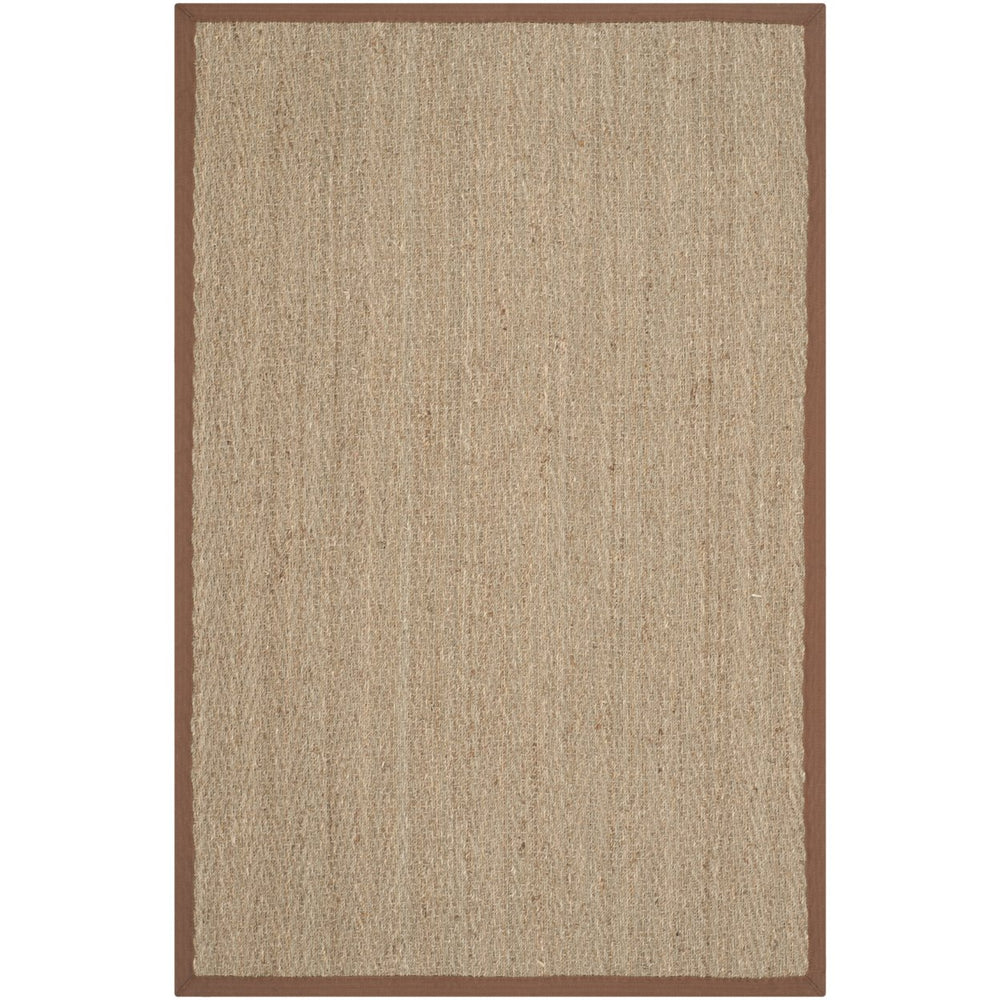 SAFAVIEH Natural Fiber NF115B Natural / Brown Rug Image 2