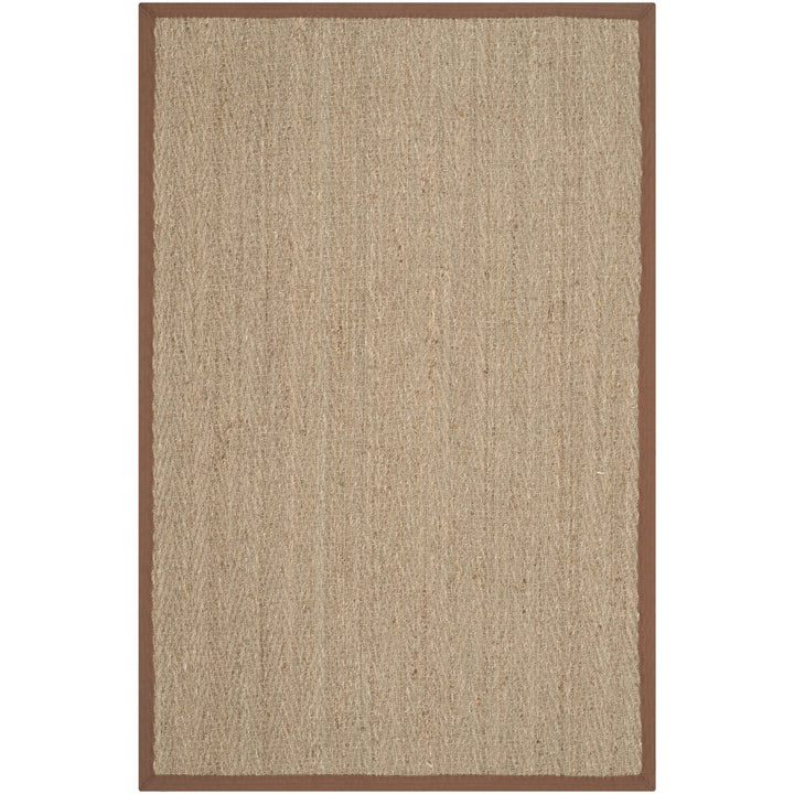 SAFAVIEH Natural Fiber NF115B Natural / Brown Rug Image 1