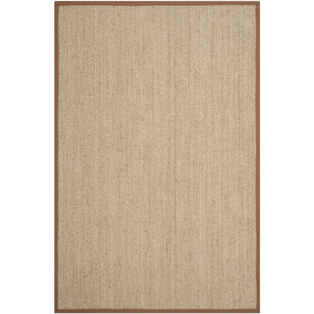 SAFAVIEH Natural Fiber NF115B Natural / Brown Rug Image 5