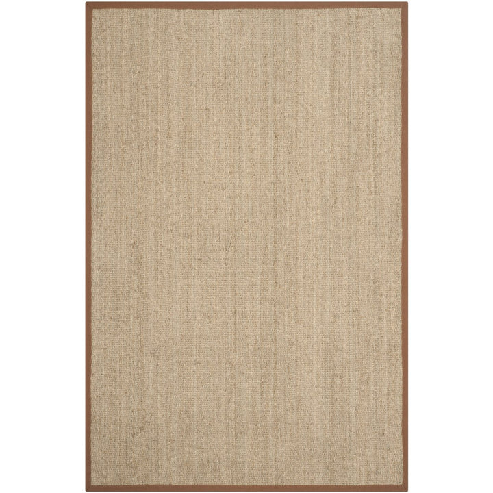 SAFAVIEH Natural Fiber NF115B Natural / Brown Rug Image 5