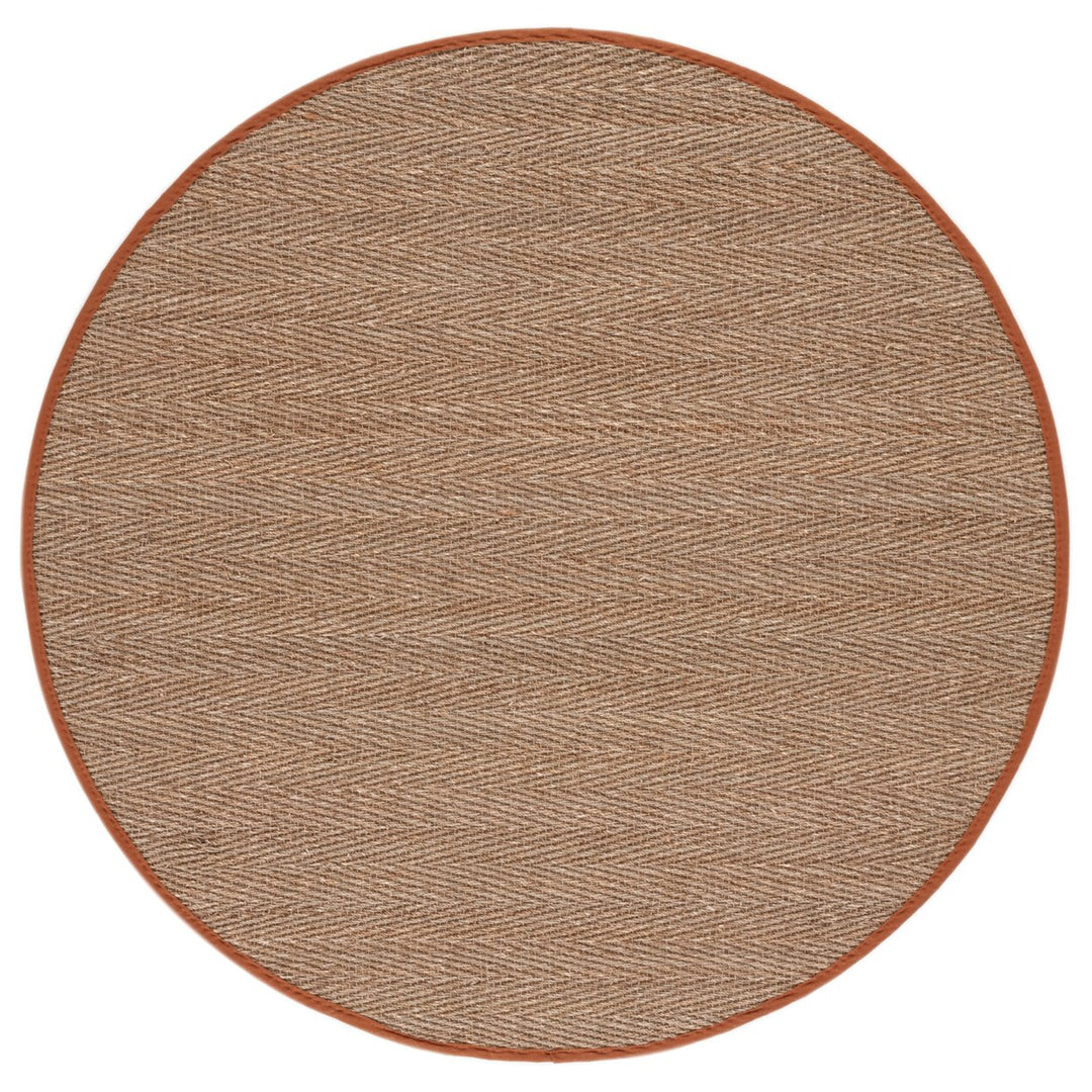 SAFAVIEH Natural Fiber NF115B Natural / Brown Rug Image 6