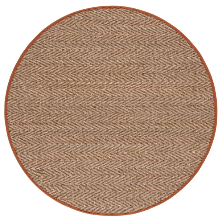 SAFAVIEH Natural Fiber NF115B Natural / Brown Rug Image 6