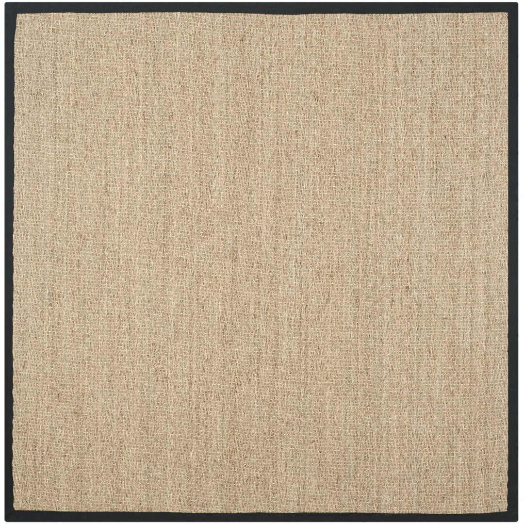 SAFAVIEH Natural Fiber NF115C Natural / Black Rug Image 1