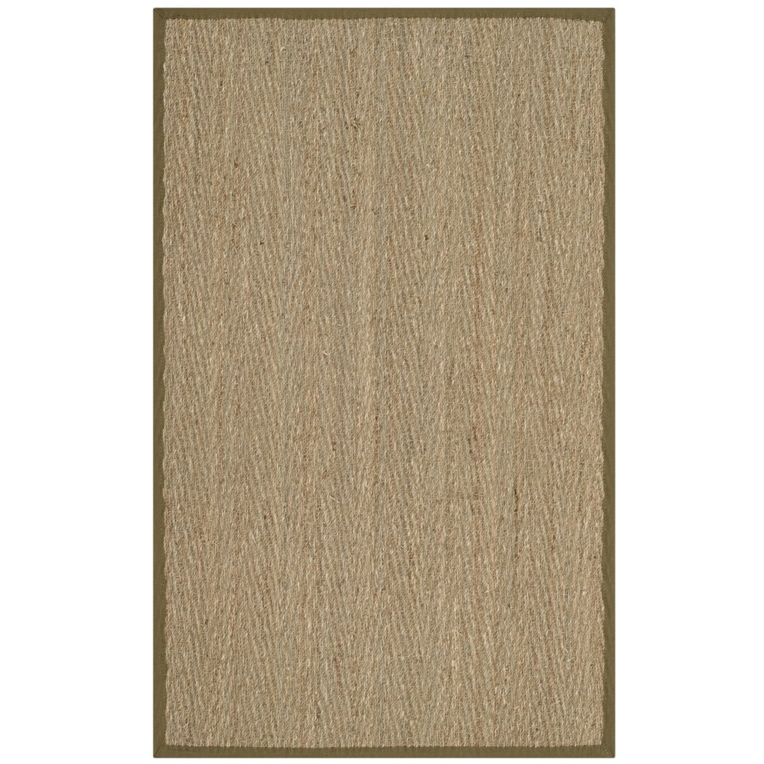 SAFAVIEH Natural Fiber NF115G Natural / Olive Rug Image 3