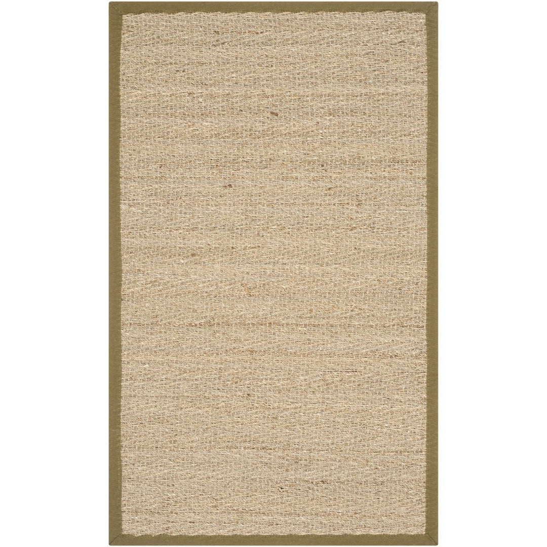 SAFAVIEH Natural Fiber NF115G Natural / Olive Rug Image 5