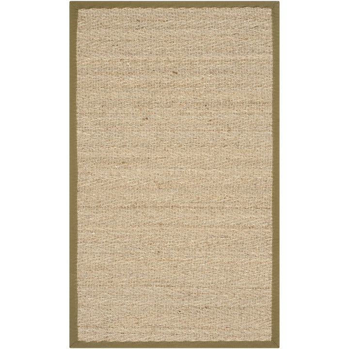 SAFAVIEH Natural Fiber NF115G Natural / Olive Rug Image 1