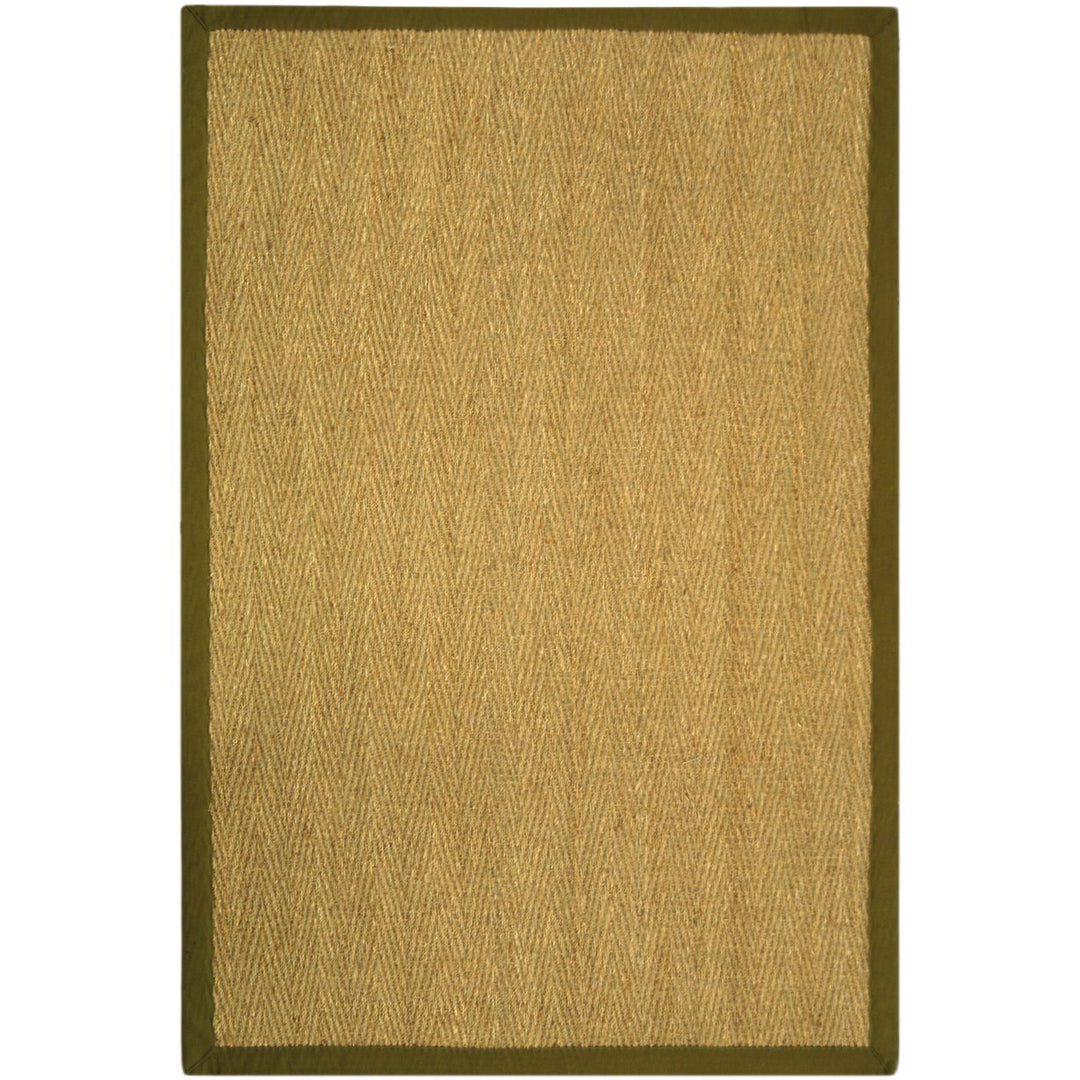 SAFAVIEH Natural Fiber NF115G Natural / Olive Rug Image 6