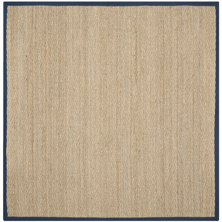 SAFAVIEH Natural Fiber NF115E Natural / Blue Rug Image 7