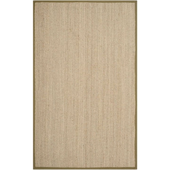 SAFAVIEH Natural Fiber NF115G Natural / Olive Rug Image 7