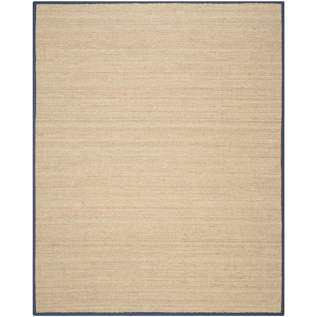 SAFAVIEH Natural Fiber NF115E Natural / Blue Rug Image 8