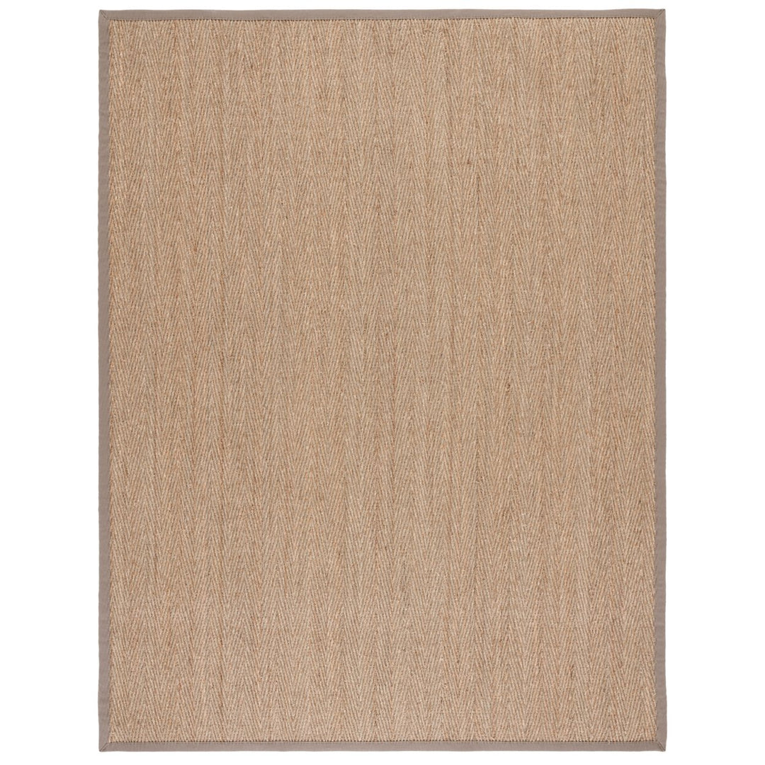 SAFAVIEH Natural Fiber NF115P Natural / Grey Rug Image 1