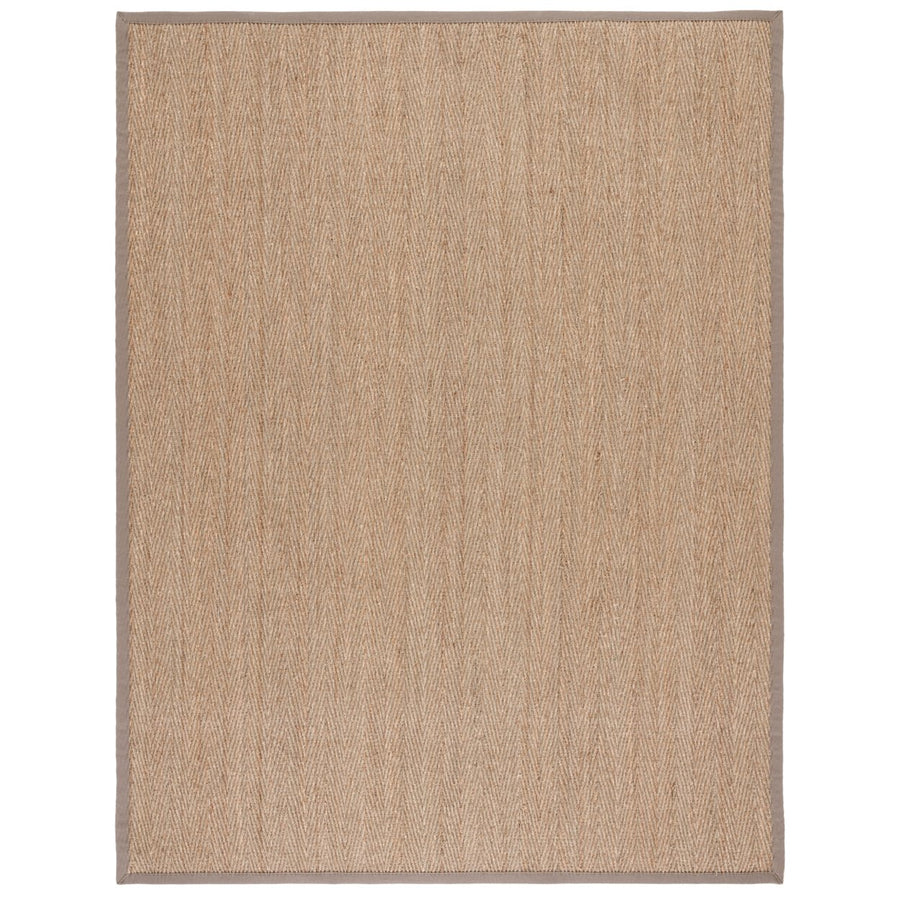 SAFAVIEH Natural Fiber NF115P Natural / Grey Rug Image 1