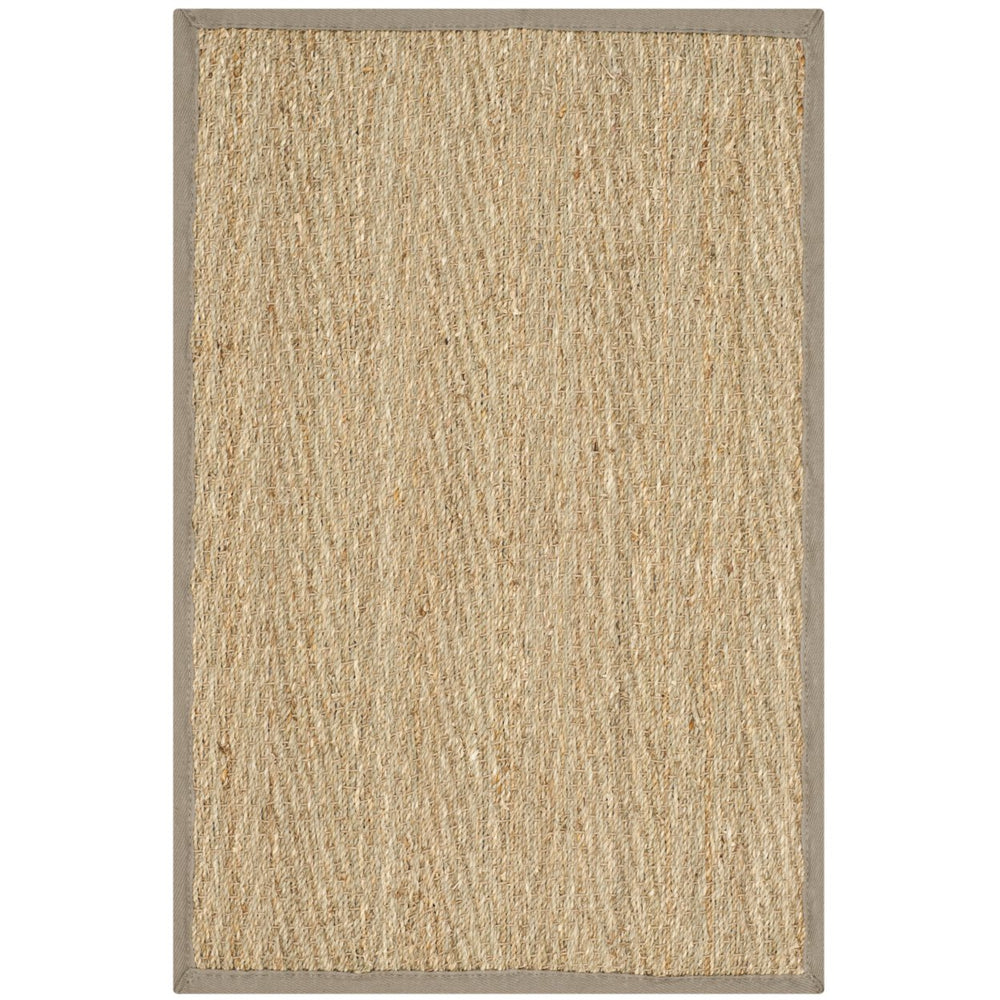 SAFAVIEH Natural Fiber NF115P Natural / Grey Rug Image 2