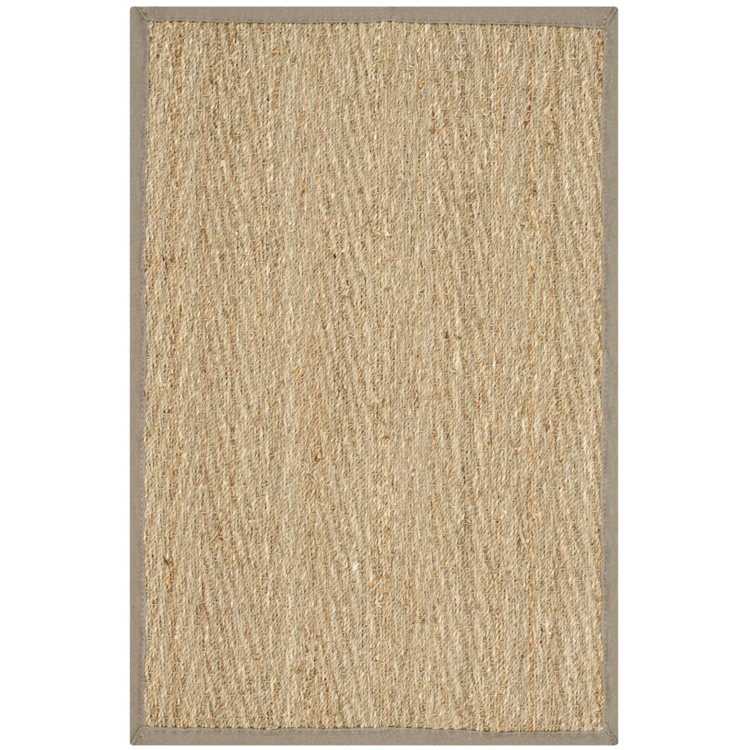 SAFAVIEH Natural Fiber NF115P Natural / Grey Rug Image 2