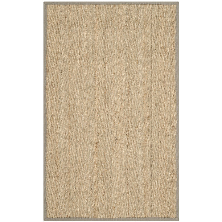 SAFAVIEH Natural Fiber NF115P Natural / Grey Rug Image 4