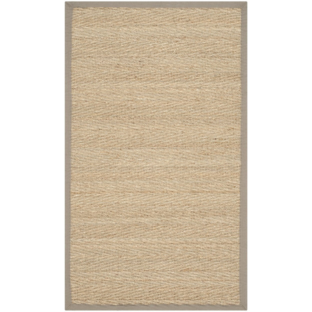 SAFAVIEH Natural Fiber NF115P Natural / Grey Rug Image 5