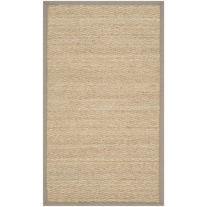 SAFAVIEH Natural Fiber NF115P Natural / Grey Rug Image 5