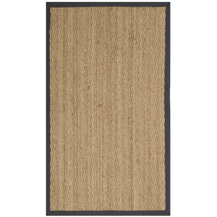 SAFAVIEH Natural Fiber NF115Q Natural /Dark Grey Rug Image 10