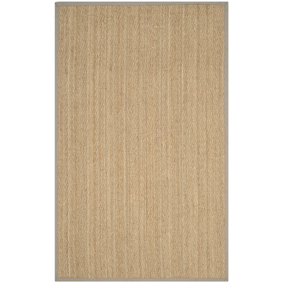 SAFAVIEH Natural Fiber NF115P Natural / Grey Rug Image 7