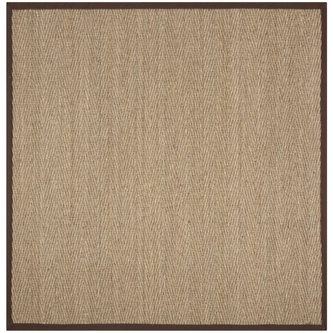 SAFAVIEH Natural Fiber NF115K Natural/Dark Brown Rug Image 6