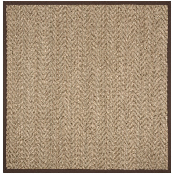 SAFAVIEH Natural Fiber NF115K Natural/Dark Brown Rug Image 6