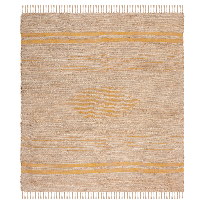 SAFAVIEH Natural Fiber NF121D Gold / Natural Rug Image 5