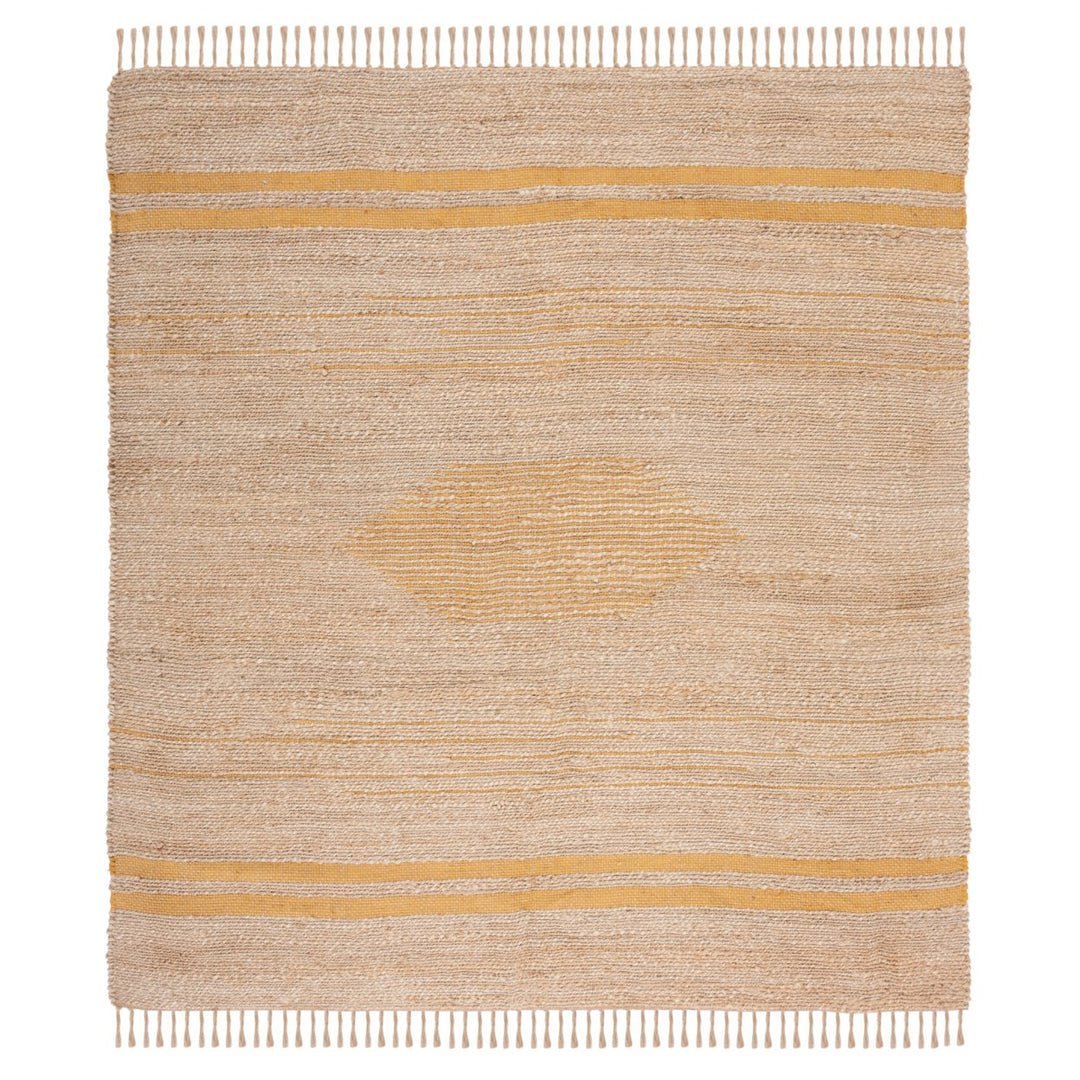 SAFAVIEH Natural Fiber NF121D Gold / Natural Rug Image 1