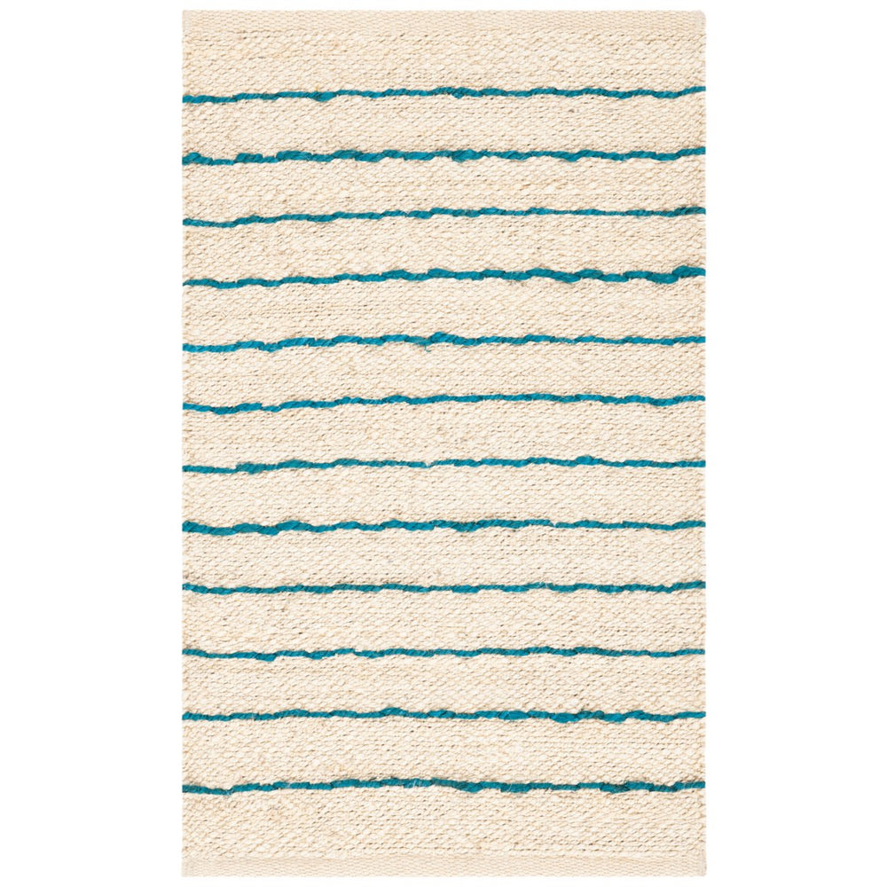 SAFAVIEH Natural Fiber NF122M Blue / Natural Rug Image 2