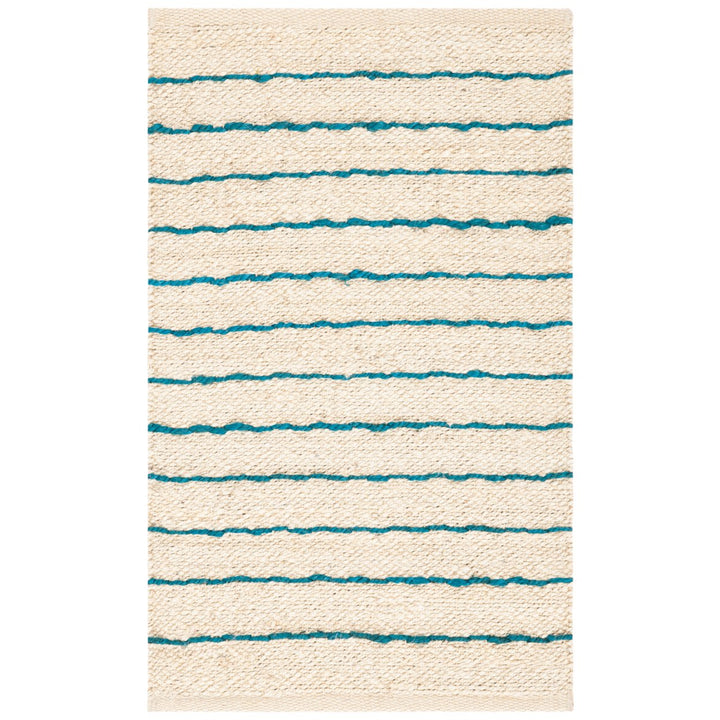 SAFAVIEH Natural Fiber NF122M Blue / Natural Rug Image 2