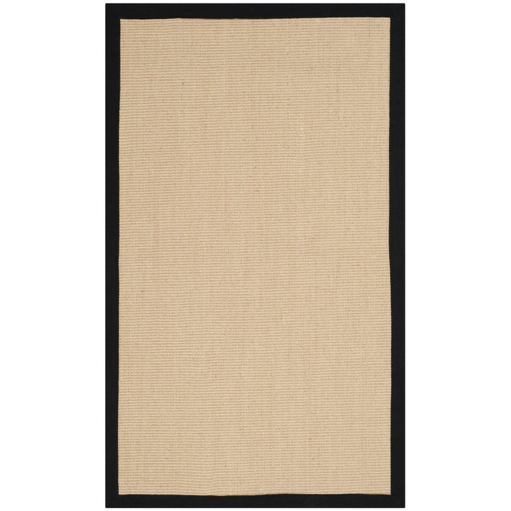 SAFAVIEH Natural Fiber Collection NF131A Beige/Black Rug Image 2