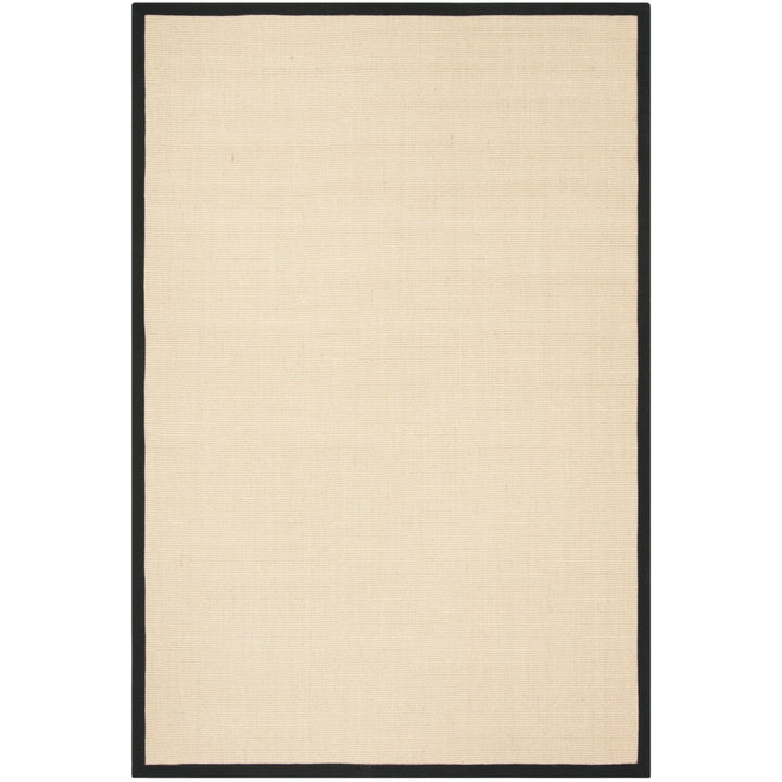 SAFAVIEH Natural Fiber Collection NF131A Beige/Black Rug Image 7