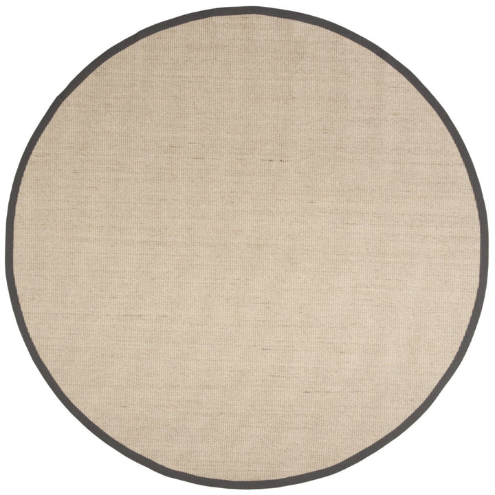 SAFAVIEH Natural Fiber NF131B Natural /Dark Grey Rug Image 4