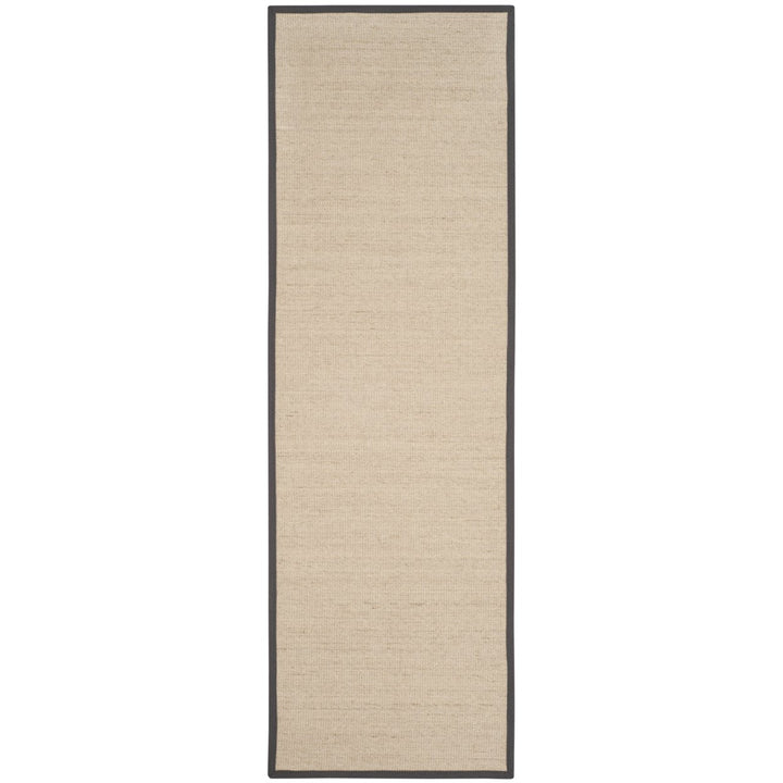 SAFAVIEH Natural Fiber NF131B Natural /Dark Grey Rug Image 5