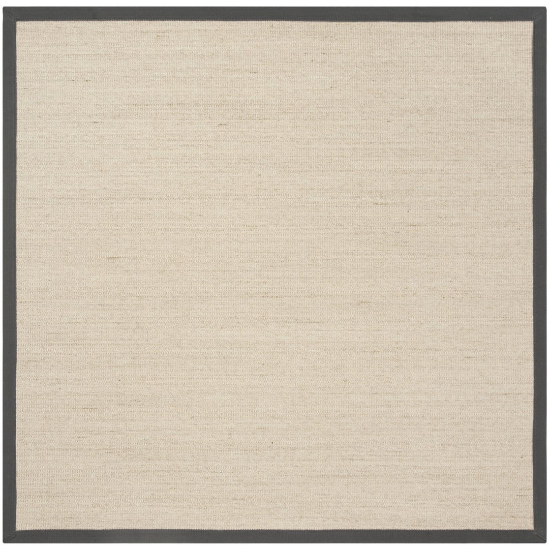 SAFAVIEH Natural Fiber NF131B Natural /Dark Grey Rug Image 6