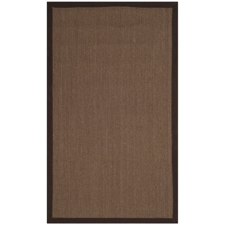 SAFAVIEH Natural Fiber Collection NF131C Brown/Brown Rug Image 2