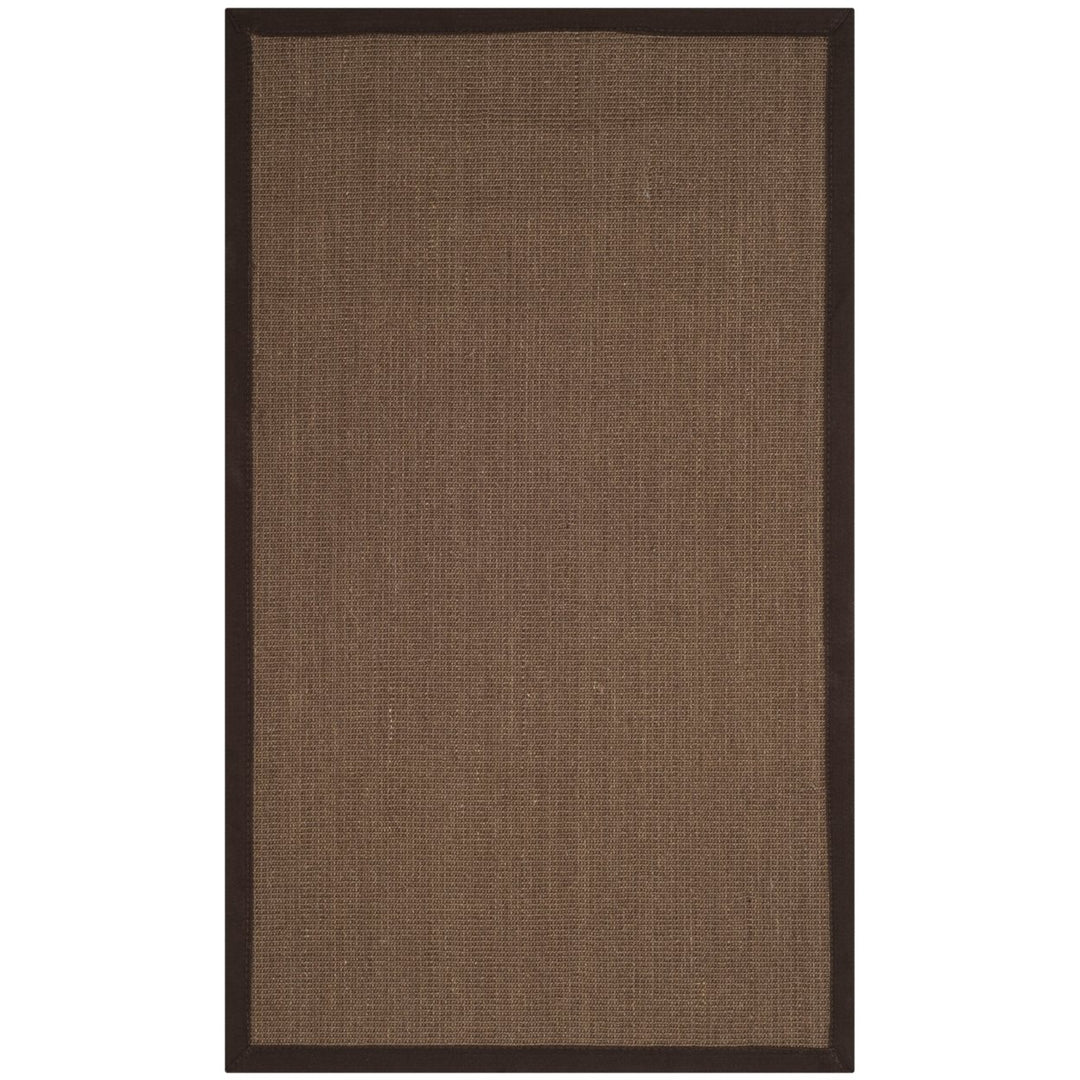 SAFAVIEH Natural Fiber Collection NF131C Brown/Brown Rug Image 1