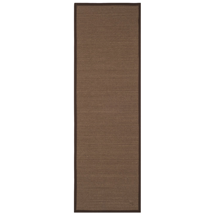 SAFAVIEH Natural Fiber Collection NF131C Brown/Brown Rug Image 3