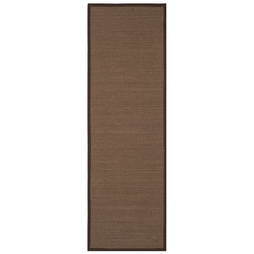 SAFAVIEH Natural Fiber Collection NF131C Brown/Brown Rug Image 1