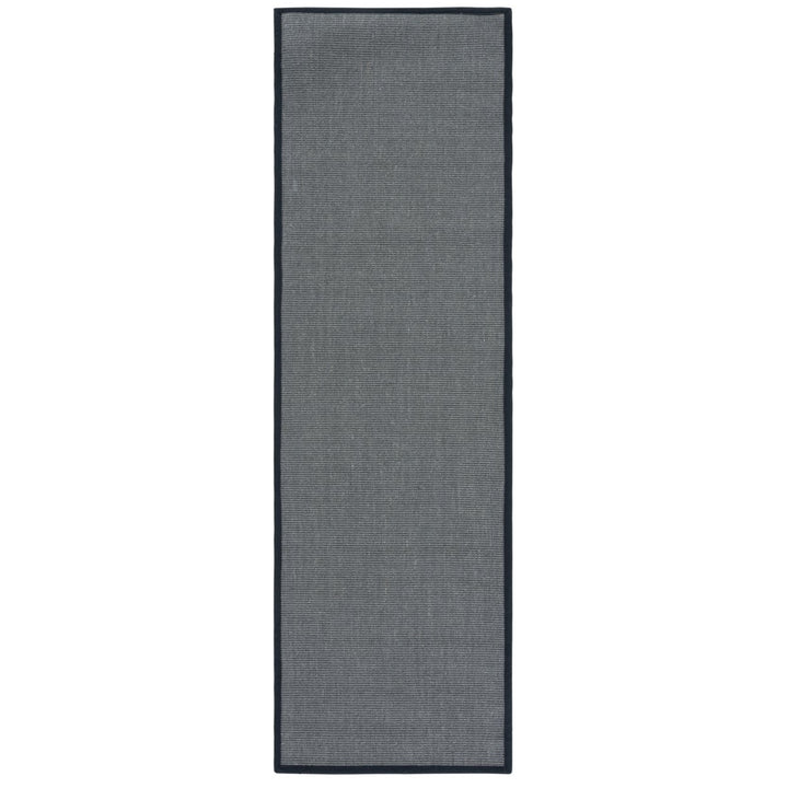 SAFAVIEH Natural Fiber NF131D Anthracite / Black Rug Image 5