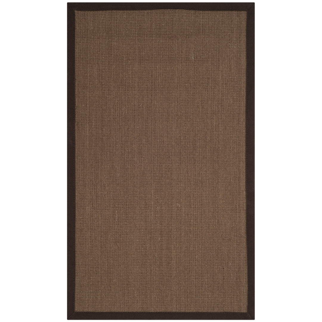 SAFAVIEH Natural Fiber Collection NF131C Brown/Brown Rug Image 5