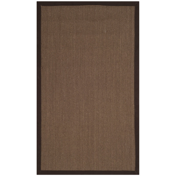 SAFAVIEH Natural Fiber Collection NF131C Brown/Brown Rug Image 5