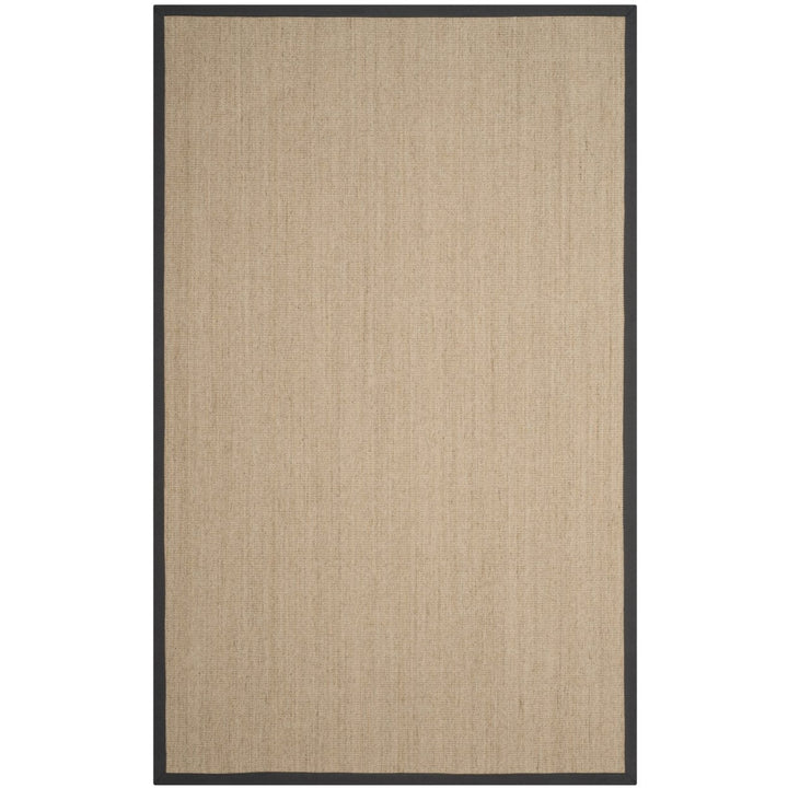 SAFAVIEH Natural Fiber NF131B Natural /Dark Grey Rug Image 1