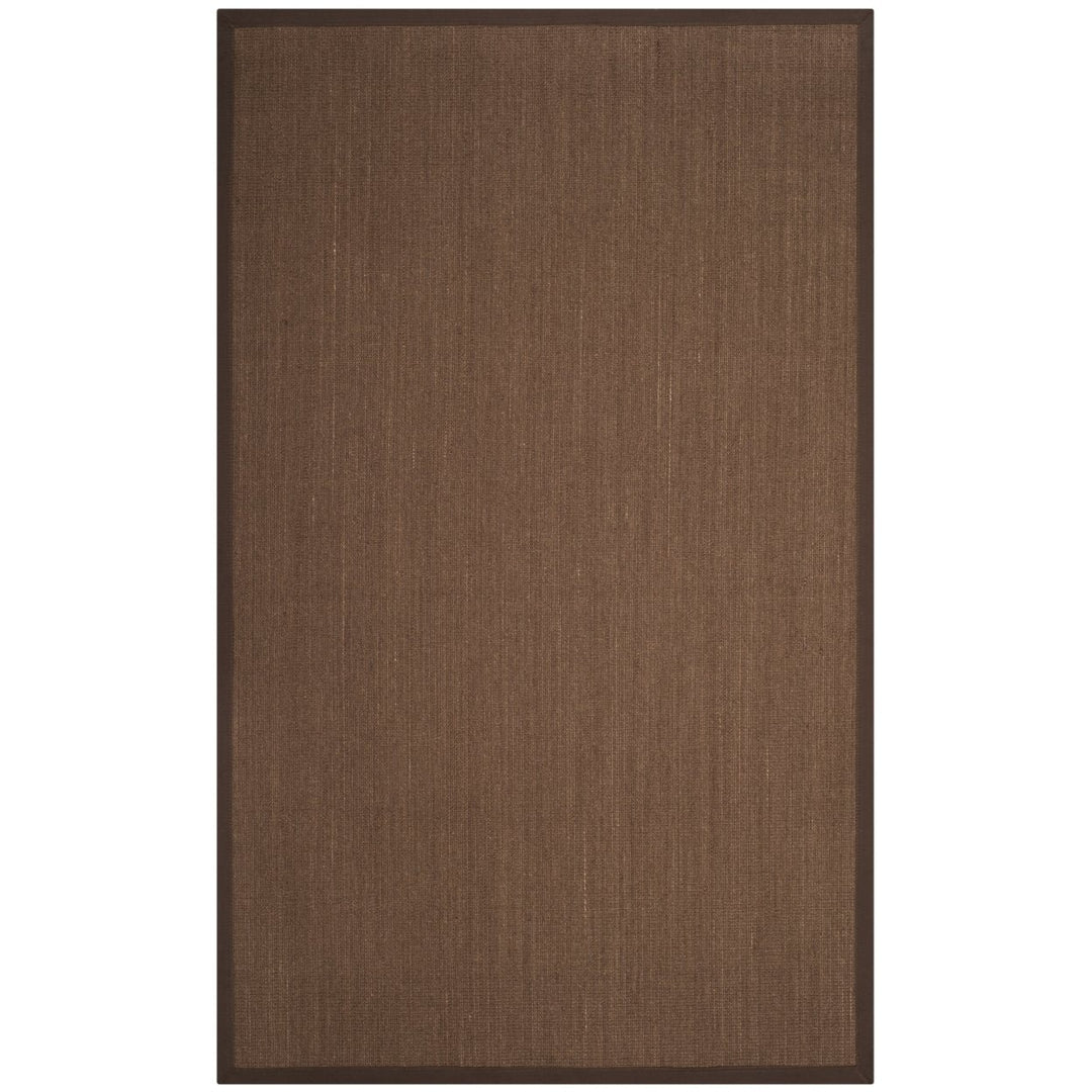 SAFAVIEH Natural Fiber Collection NF131C Brown/Brown Rug Image 1