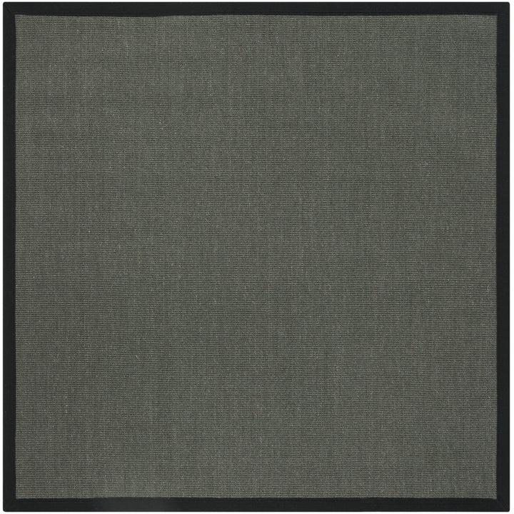 SAFAVIEH Natural Fiber NF131D Anthracite / Black Rug Image 1