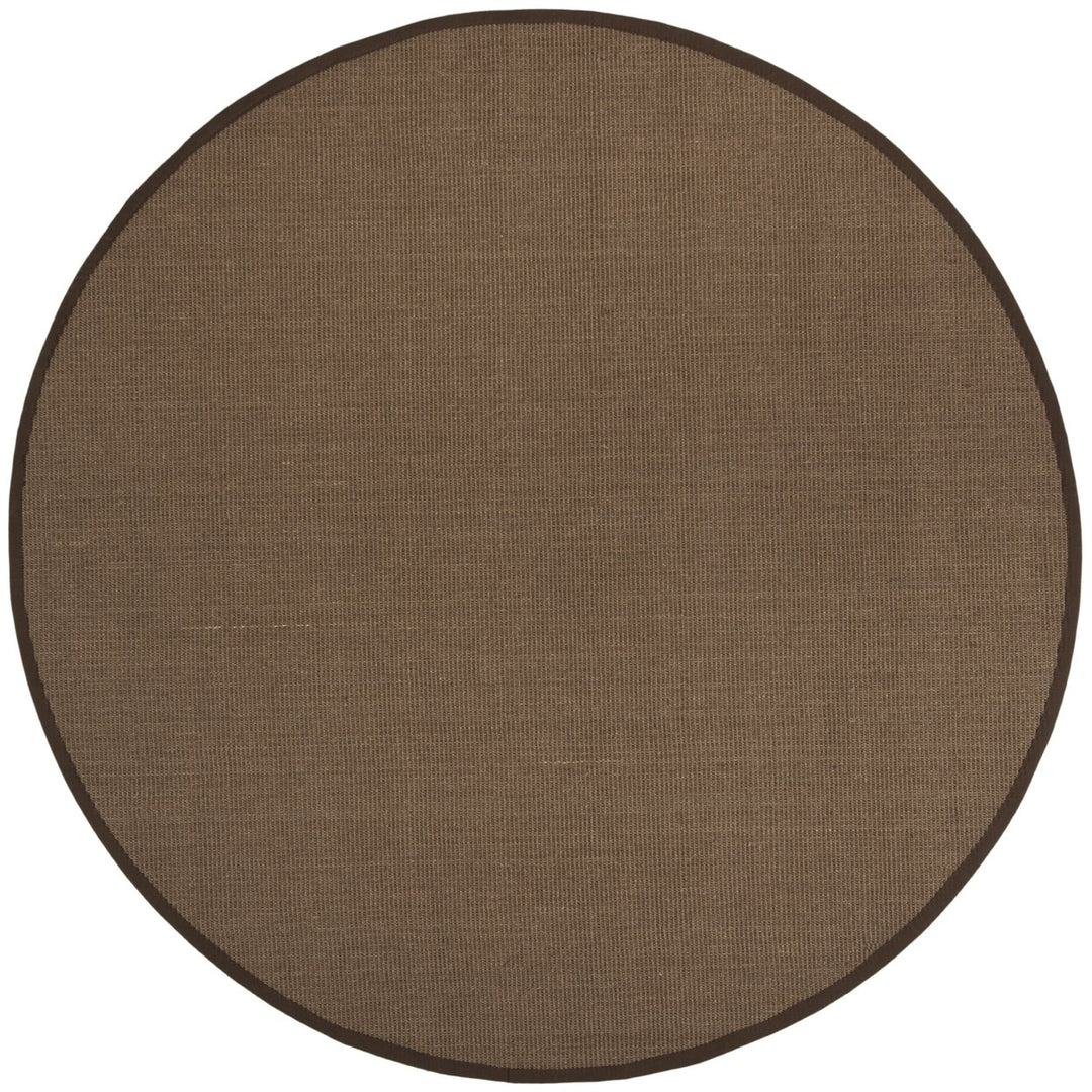 SAFAVIEH Natural Fiber Collection NF131C Brown/Brown Rug Image 1