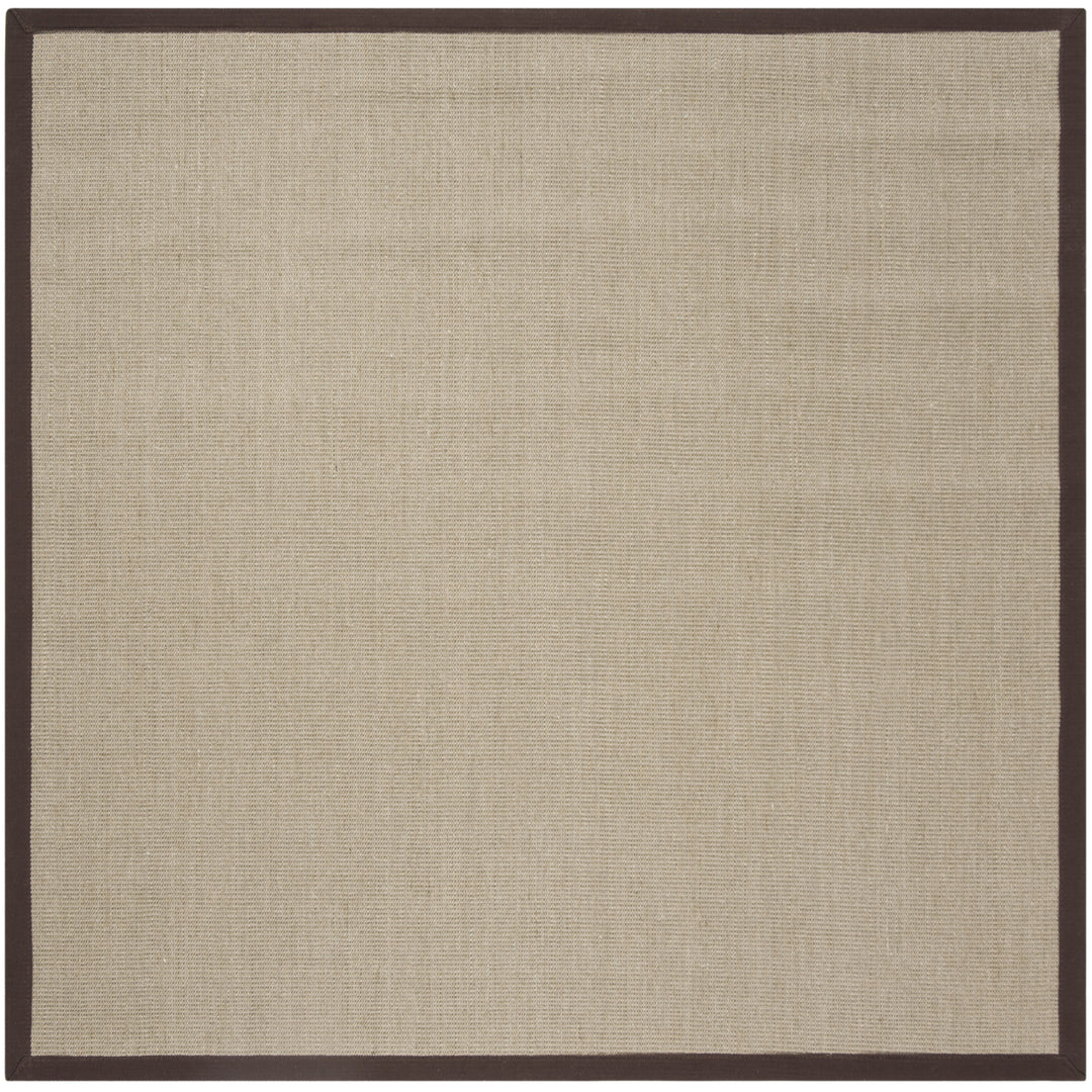 SAFAVIEH Natural Fiber Collection NF131F Sage / Brown Rug Image 6