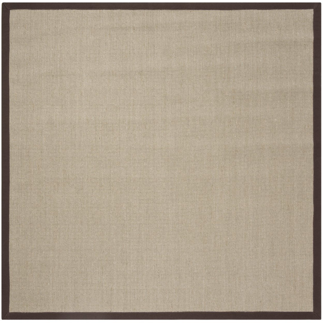 SAFAVIEH Natural Fiber Collection NF131F Sage / Brown Rug Image 1