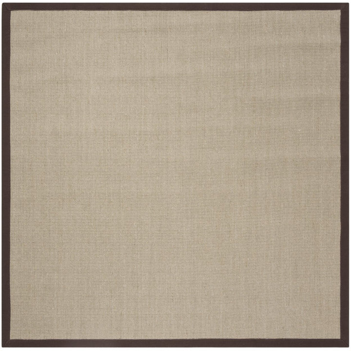 SAFAVIEH Natural Fiber Collection NF131F Sage / Brown Rug Image 1