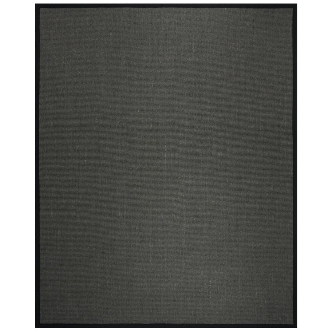 SAFAVIEH Natural Fiber NF131D Anthracite / Black Rug Image 1